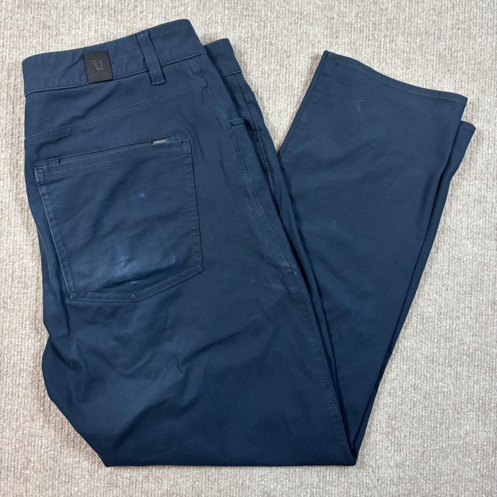 Vuori Navy Meta Slim Fit Performance Pants Men's Size 32x27 V430‎